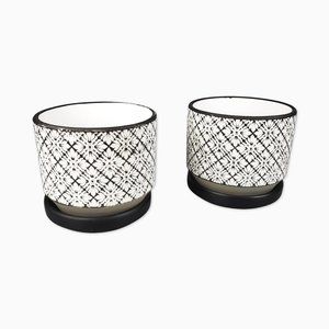 Set of 2 Terracotta Succulent Garden Planting Pots